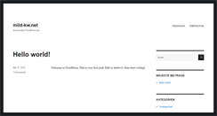 Desktop Screenshot of mild-kw.net
